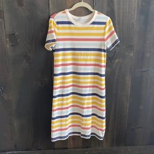 Striped T-Shirt Dress